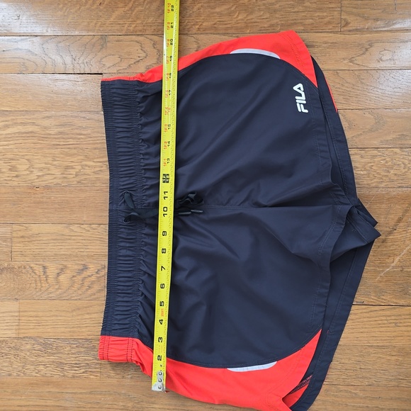 FILA BRAND WOMENS GRAY AND ORANGE ATHLETIC SHORTS SIZE LARGE - Picture 10 of 14